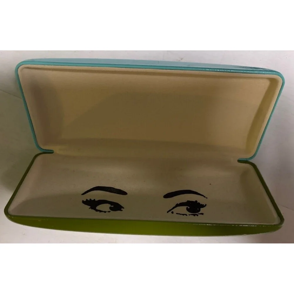 Kate Spade Turquoise Green Glasses Hard Case